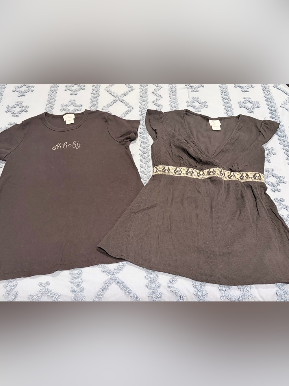 Oh Baby Motherhood Maternity Top Bundle Small 2 Piece